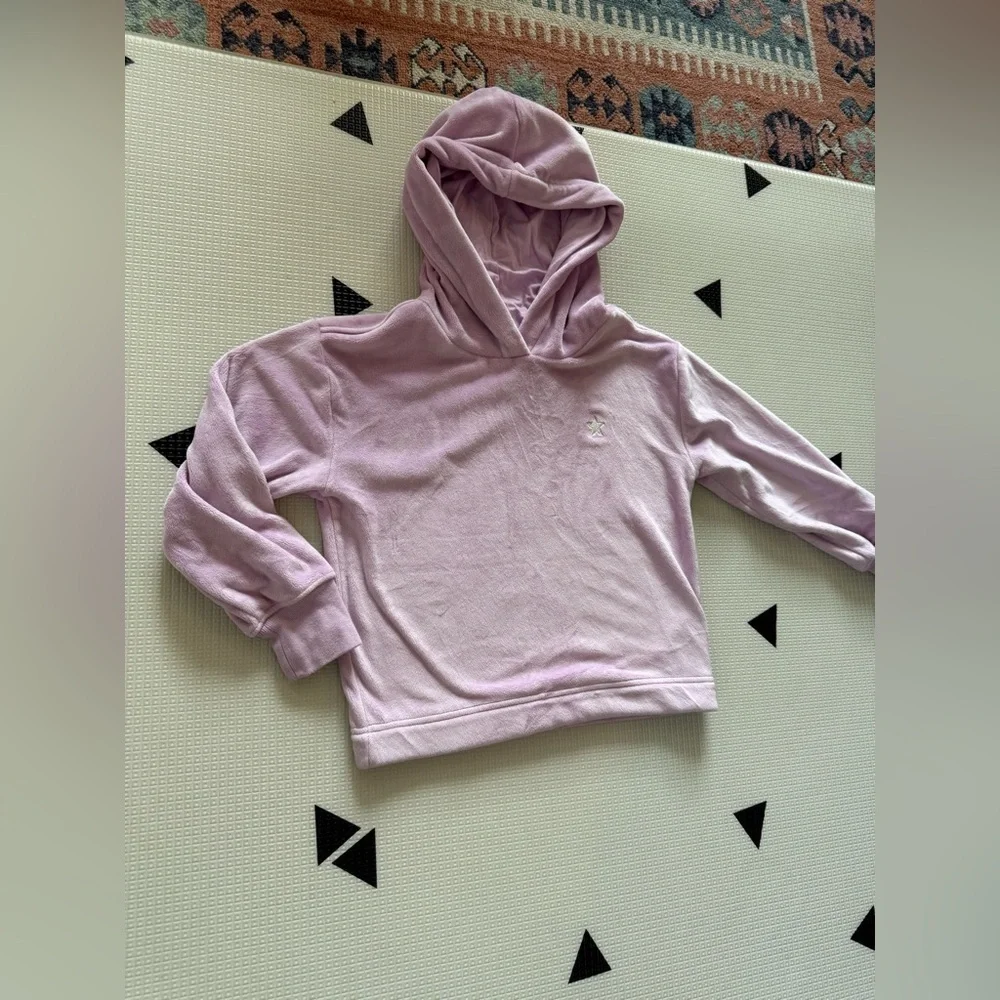 GAP kids|Big girl pastel lavender hoodie sweatshirt in super soft fleece••Size 8